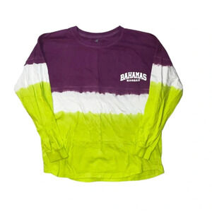 American Esprit Tie Dye Nassau Bahamas Destination Long Sleeved T-shirt Size XL